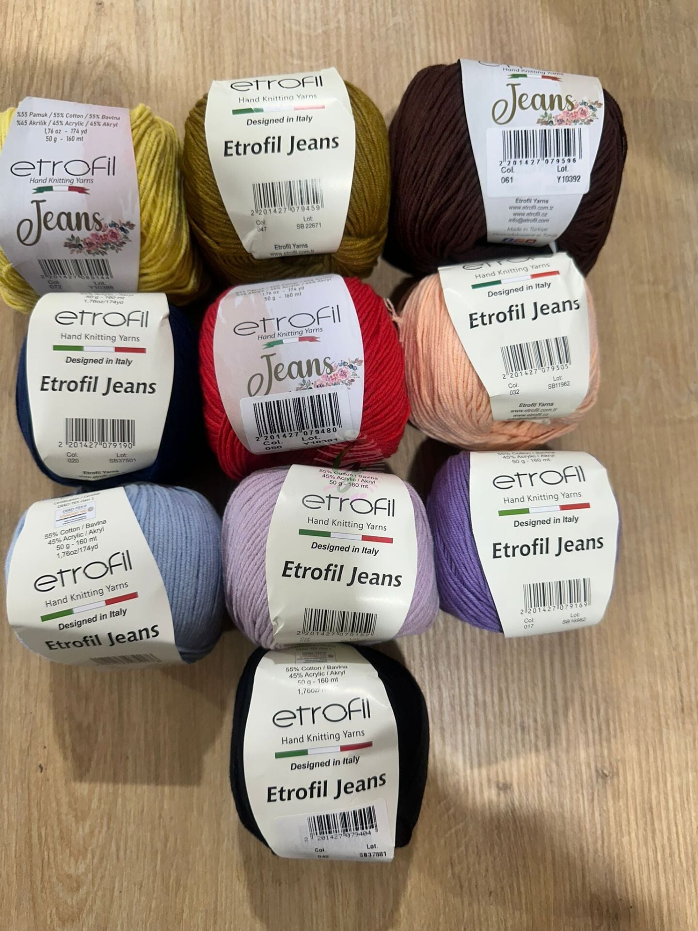 Etrofil Jeans 10 Renkli Karma Kit 2(10Adet)
