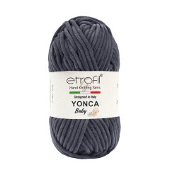 Etrofil Yonca Baby(Kadife İp) 70091 Koyu Gri