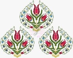3'Lü Lale Şablonu-20031801