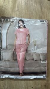 L Beden Bayan Pijama Takımı Dublin 5385-11
