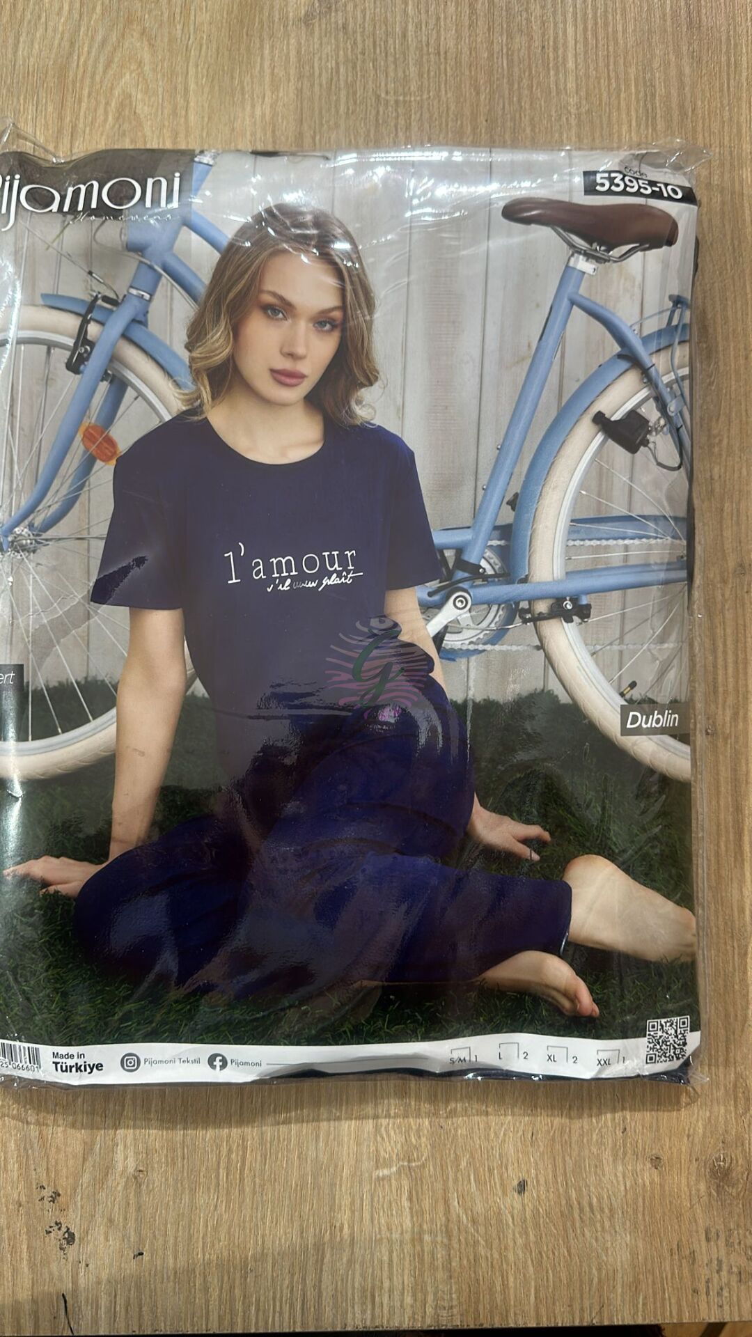 L Beden Bayan Pijama Takımı Dublin 5395-10