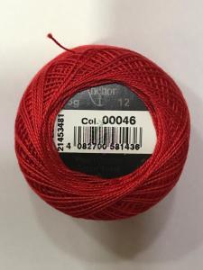 Dmc-Anchor 12 No Cotton Perle Pembe,Kırmızı Tonları 46