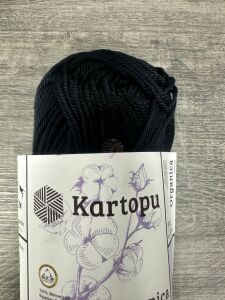 Kartopu Organica Siyah(10 adet) %100 Pamuk