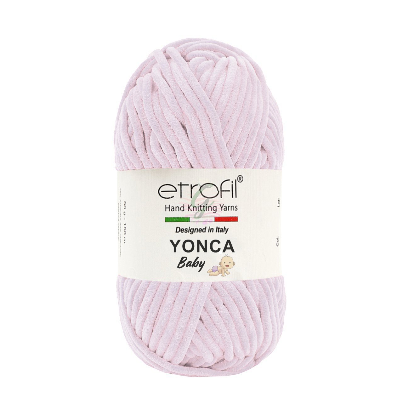 Etrofil Yonca Baby 5 li Paket Satılmaktadır(Kadife İp) 70322 Açık Pembe
