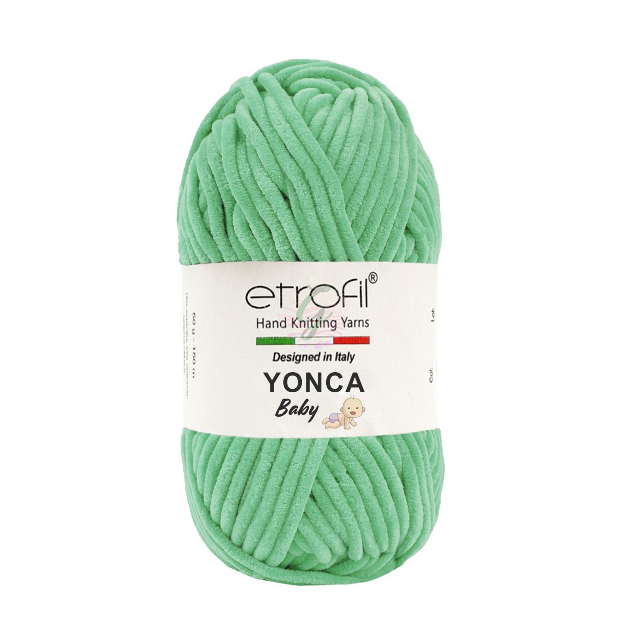 Etrofil Yonca Baby(Kadife İp) 70411 Su Yeşili