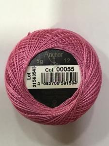 Dmc-Anchor 12 No Cotton Perle Pembe,Kırmızı Tonları 55