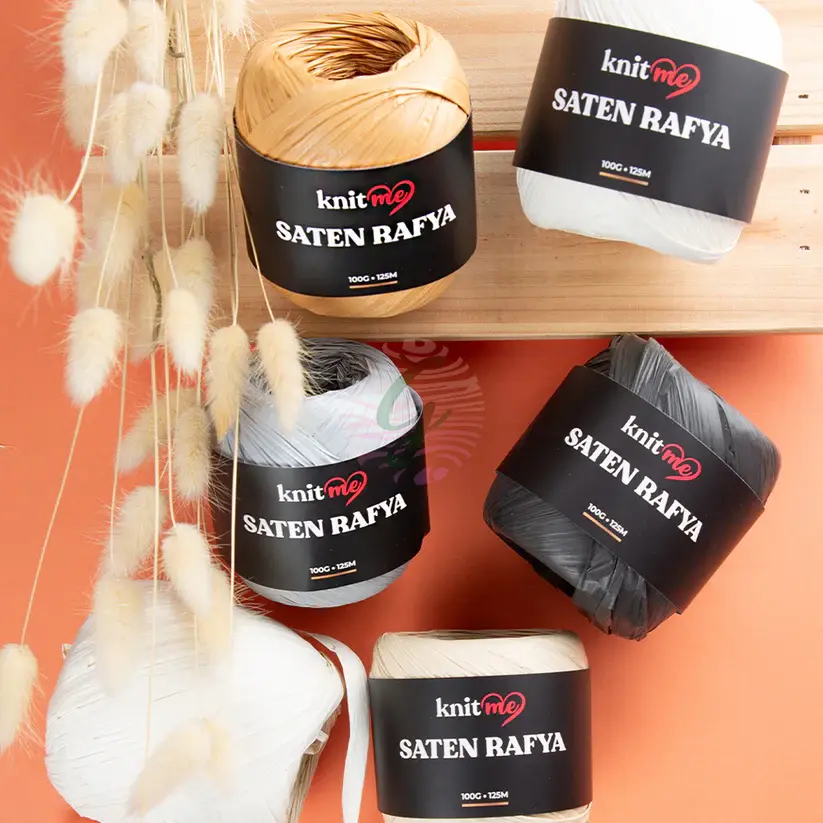 KNİTME Saten Rafya (2li paket olarak satılmaktadır)