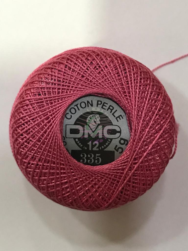 Dmc-Anchor 12 No Cotton Perle Pembe,Kırmızı Tonları 335