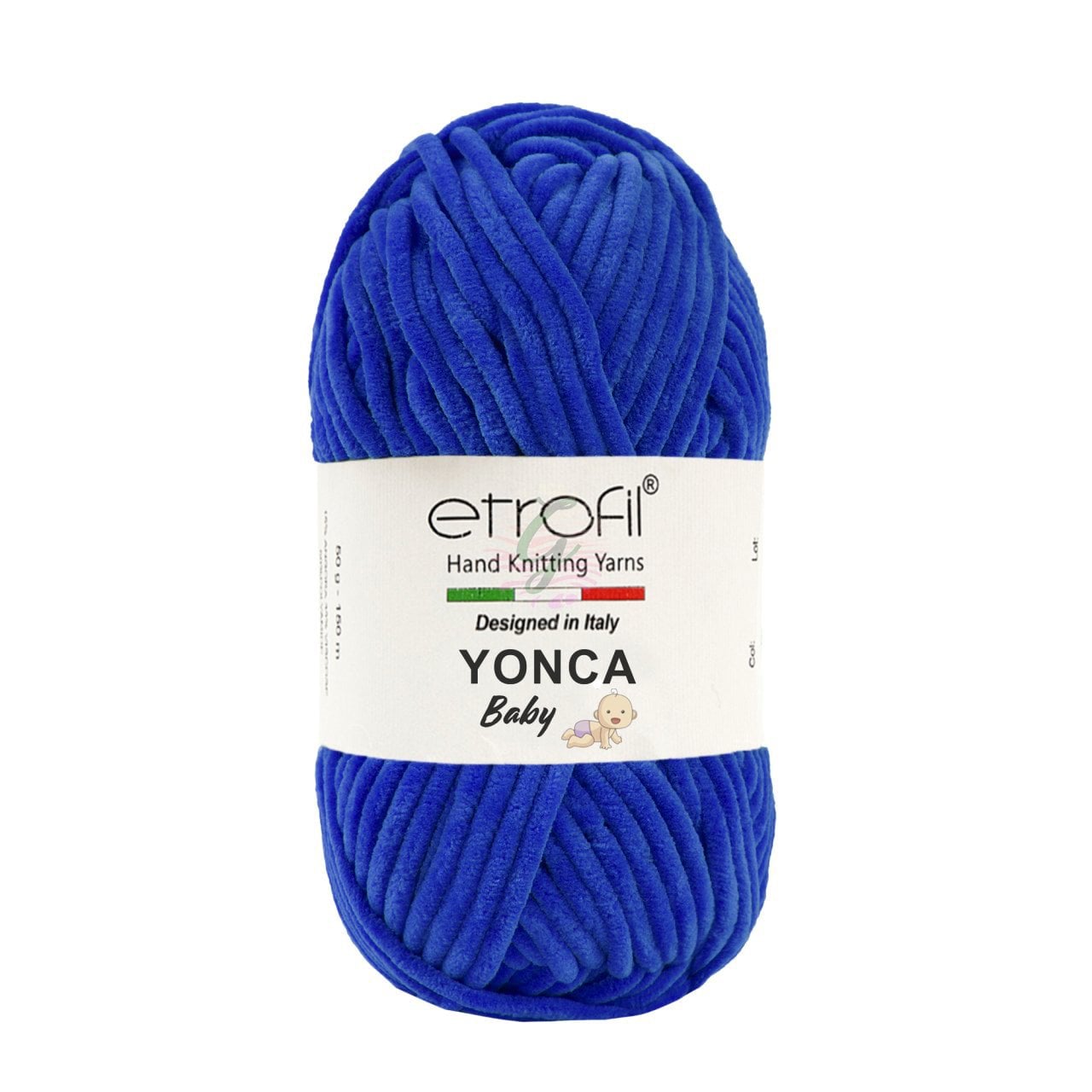 Etrofil Yonca Baby 5 li Paket Satılmaktadır(Kadife İp) 70521 Saks Mavisi