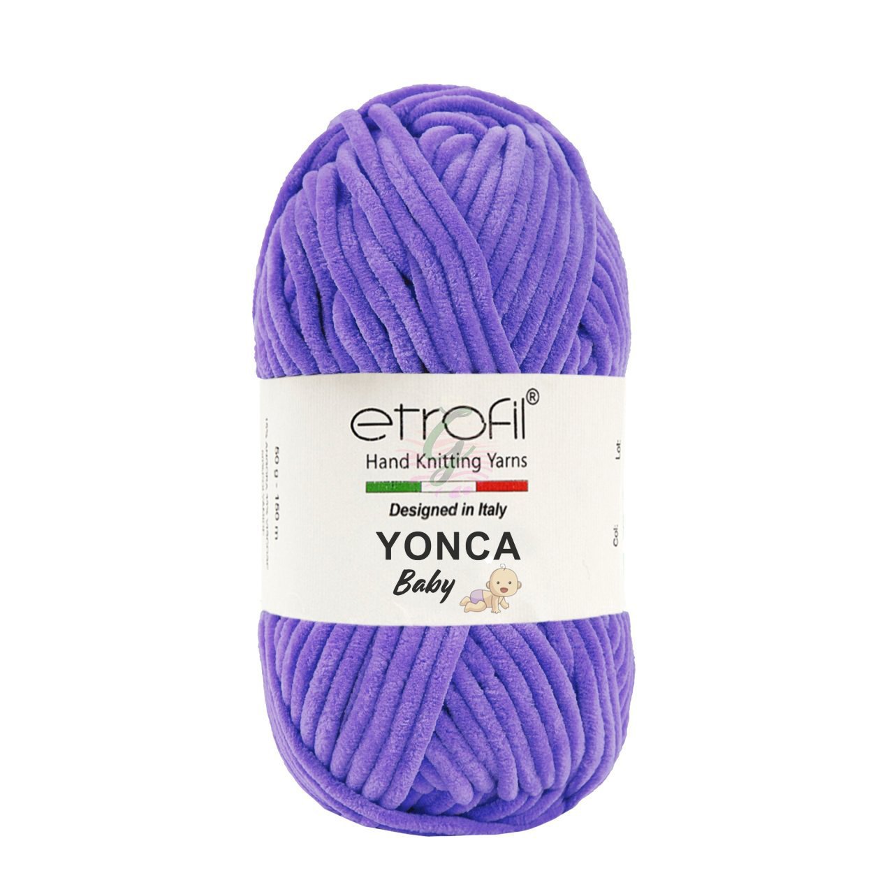 Etrofil Yonca Baby(Kadife İp) 70608 Orta Ton Mor