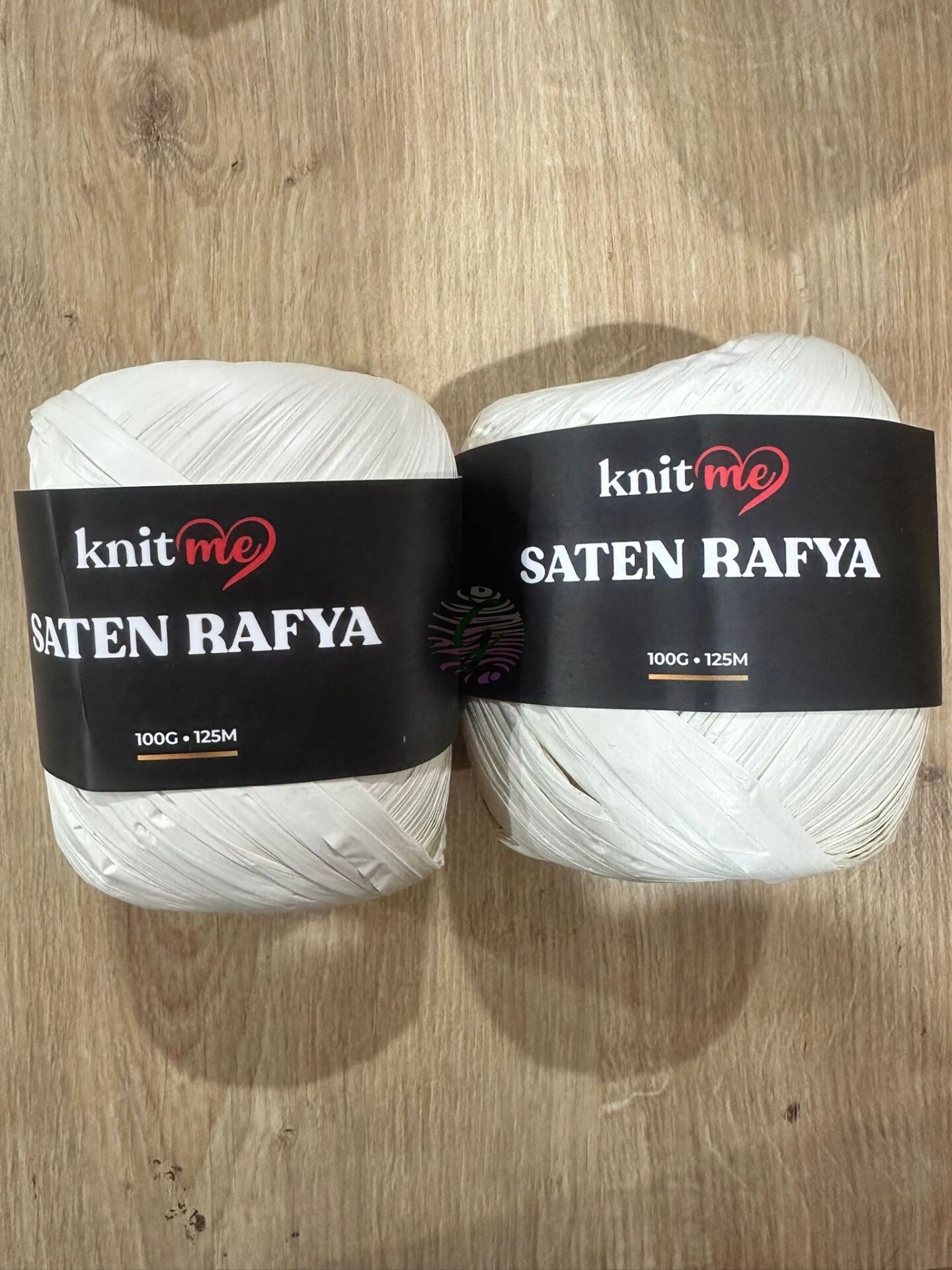 KNİTME Saten Rafya (2li paket olarak satılmaktadır) Krem