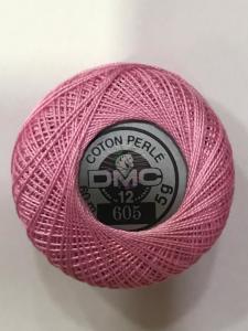 Dmc-Anchor 12 No Cotton Perle Pembe,Kırmızı Tonları 605