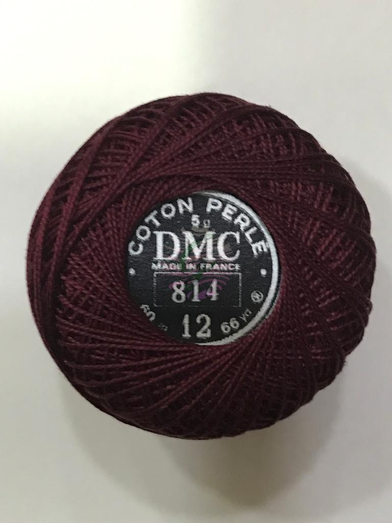 Dmc-Anchor 12 No Cotton Perle Pembe,Kırmızı Tonları 814