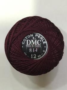 Dmc-Anchor 12 No Cotton Perle Pembe,Kırmızı Tonları 814