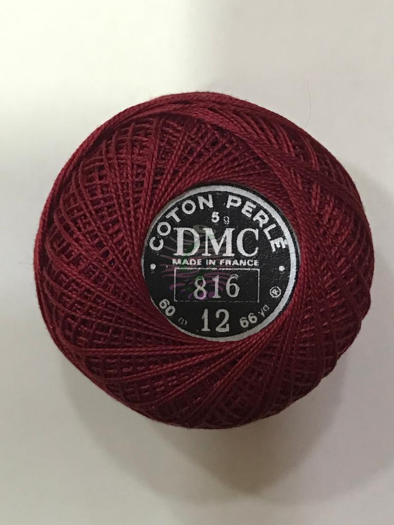 Dmc-Anchor 12 No Cotton Perle Pembe,Kırmızı Tonları 816