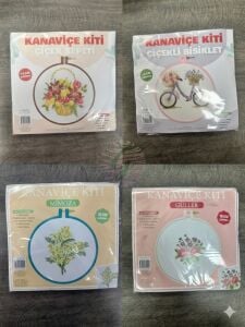 Kanaviçe Kiti 19Cm Çapında