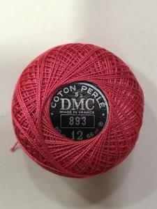 Dmc-Anchor 12 No Cotton Perle Pembe,Kırmızı Tonları D893