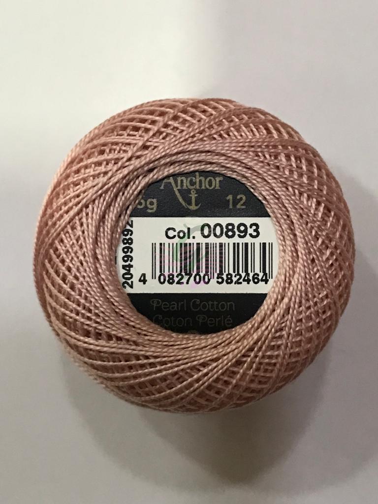 Dmc-Anchor 12 No Cotton Perle Pembe,Kırmızı Tonları A893