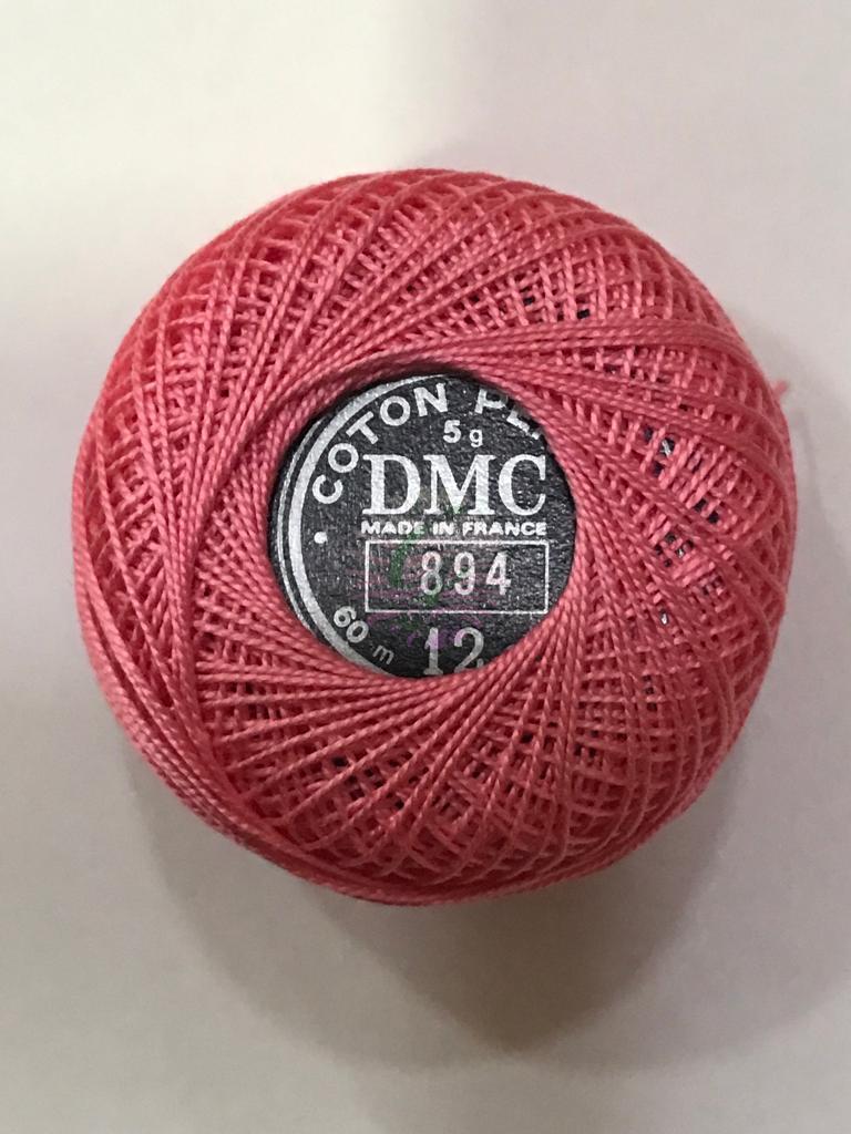 Dmc-Anchor 12 No Cotton Perle Pembe,Kırmızı Tonları 894