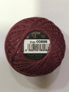 Dmc-Anchor 12 No Cotton Perle Pembe,Kırmızı Tonları 896