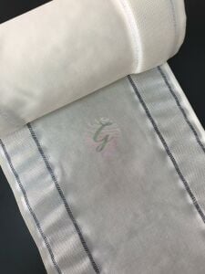 Yöresel,Ajurlu Kenarı Etamin Kumaş-Krem