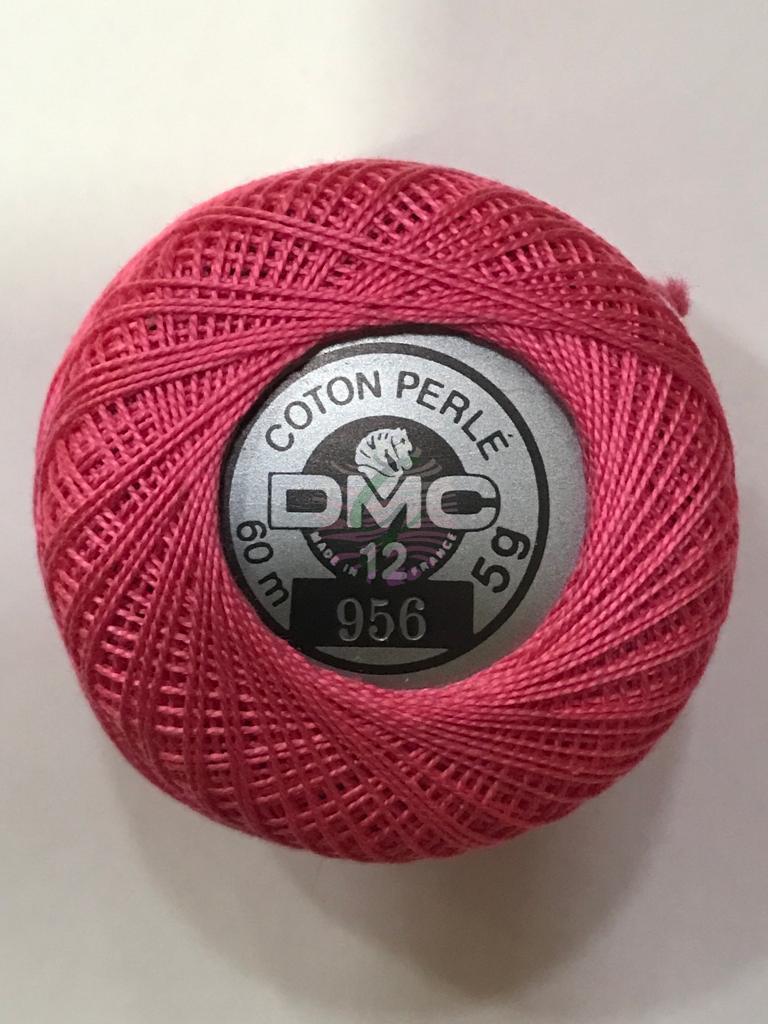 Dmc-Anchor 12 No Cotton Perle Pembe,Kırmızı Tonları 956