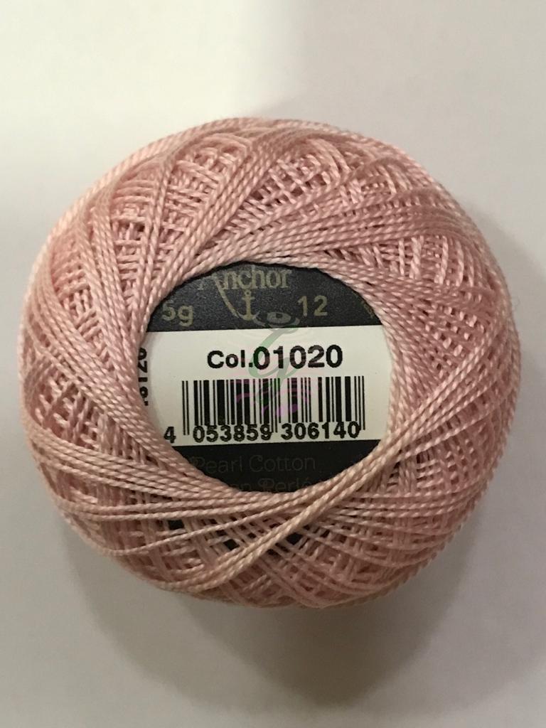 Dmc-Anchor 12 No Cotton Perle Pembe,Kırmızı Tonları 1020