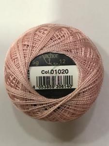 Dmc-Anchor 12 No Cotton Perle Pembe,Kırmızı Tonları 1020
