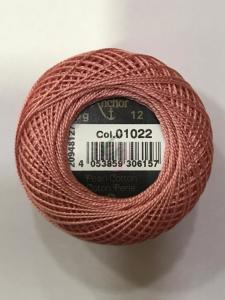 Dmc-Anchor 12 No Cotton Perle Pembe,Kırmızı Tonları 1022