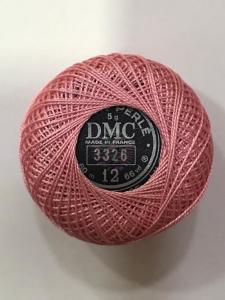 Dmc-Anchor 12 No Cotton Perle Pembe,Kırmızı Tonları 3326