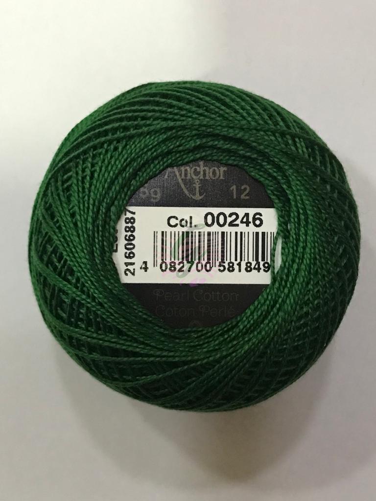 Dmc-Anchor 12 No Cotton Perle Yeşil Tonları 246