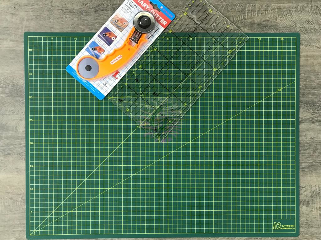 Patchwork Takımı(Mat+Cetvel+Rulet)