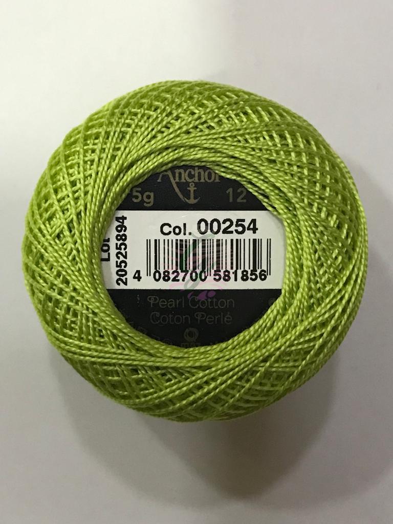 Dmc-Anchor 12 No Cotton Perle Yeşil Tonları 254