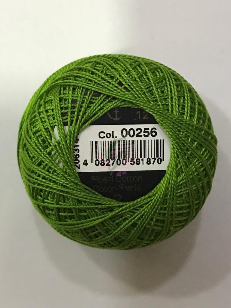 Dmc-Anchor 12 No Cotton Perle Yeşil Tonları 256