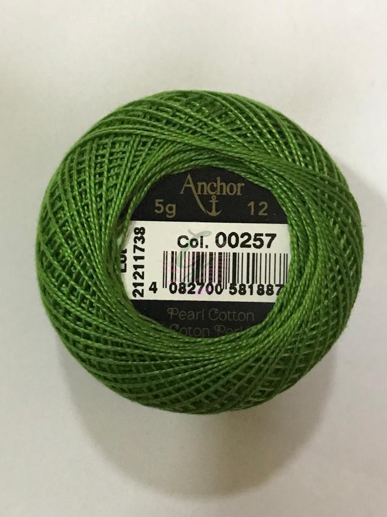 Dmc-Anchor 12 No Cotton Perle Yeşil Tonları 257