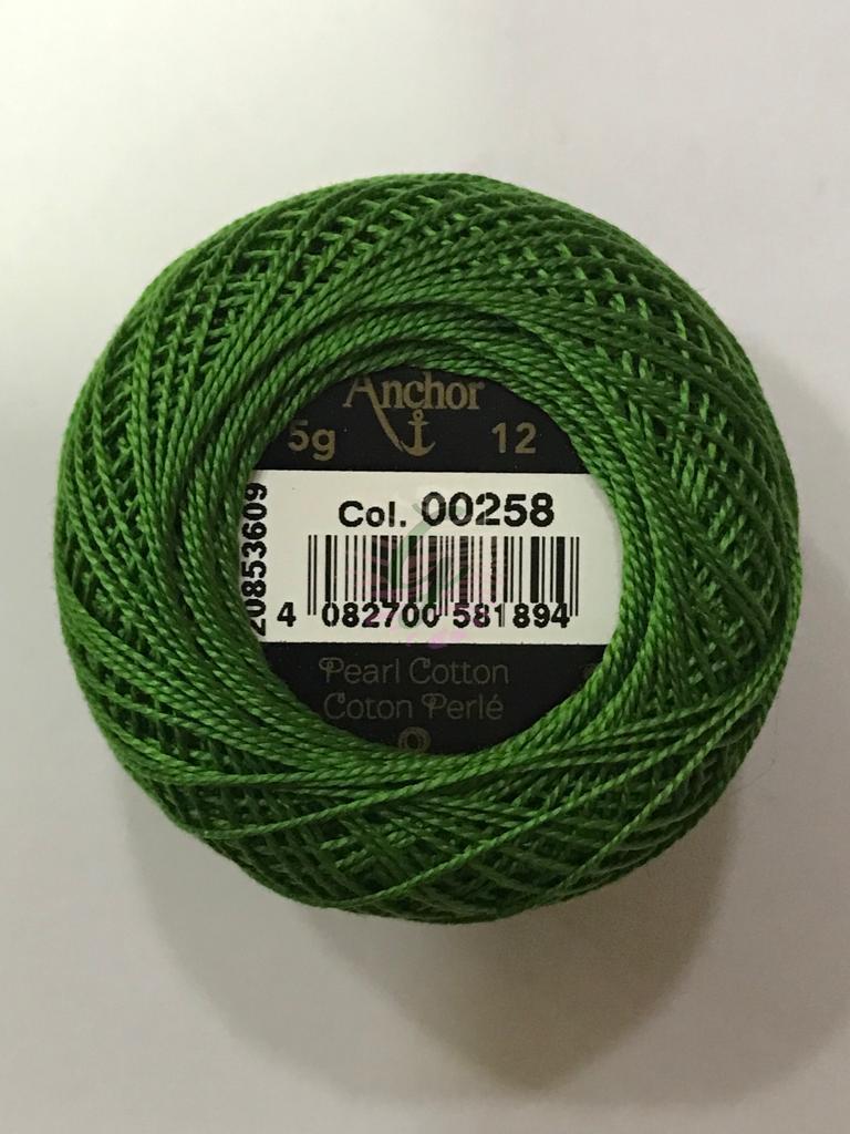 Dmc-Anchor 12 No Cotton Perle Yeşil Tonları 258
