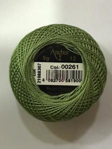 Dmc-Anchor 12 No Cotton Perle Yeşil Tonları 261