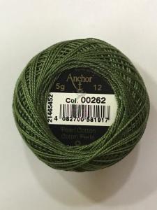 Dmc-Anchor 12 No Cotton Perle Yeşil Tonları 262
