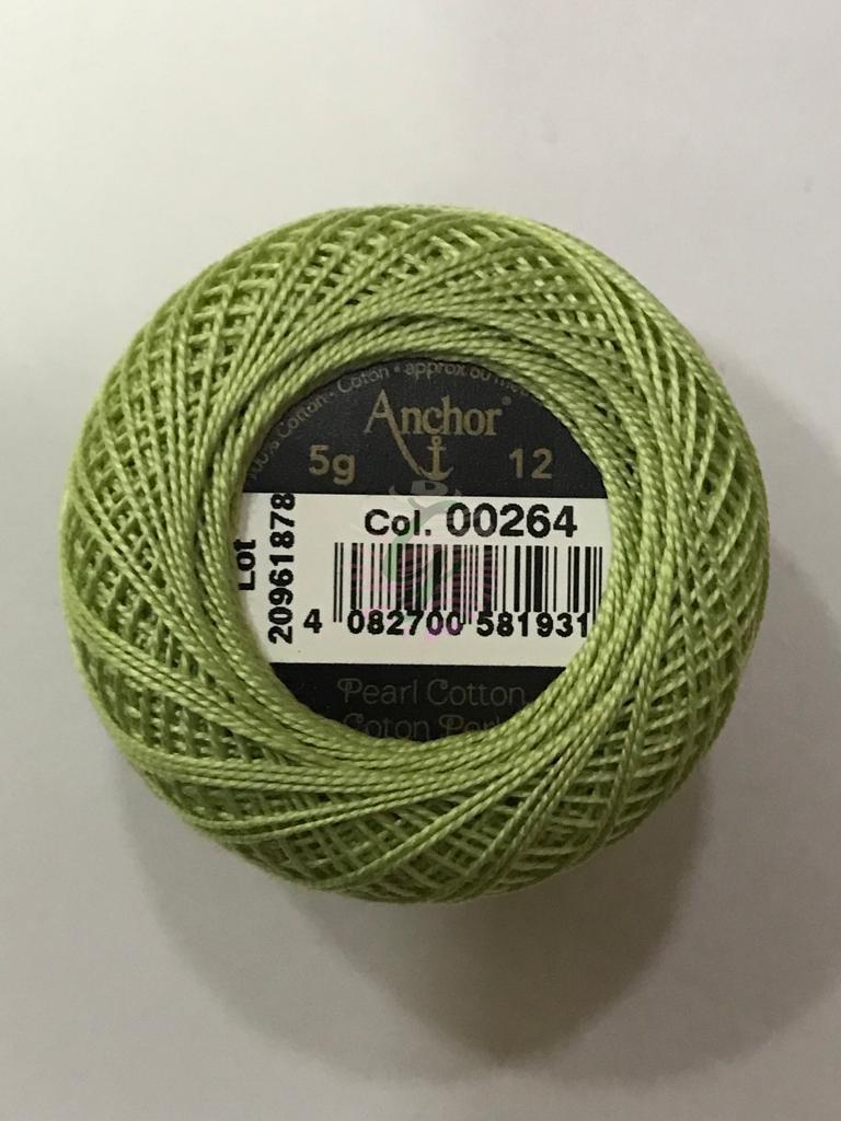 Dmc-Anchor 12 No Cotton Perle Yeşil Tonları 264