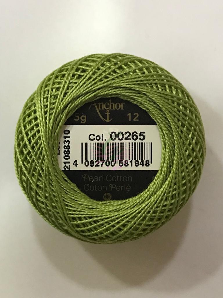 Dmc-Anchor 12 No Cotton Perle Yeşil Tonları 265