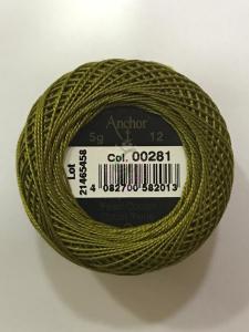 Dmc-Anchor 12 No Cotton Perle Yeşil Tonları 281