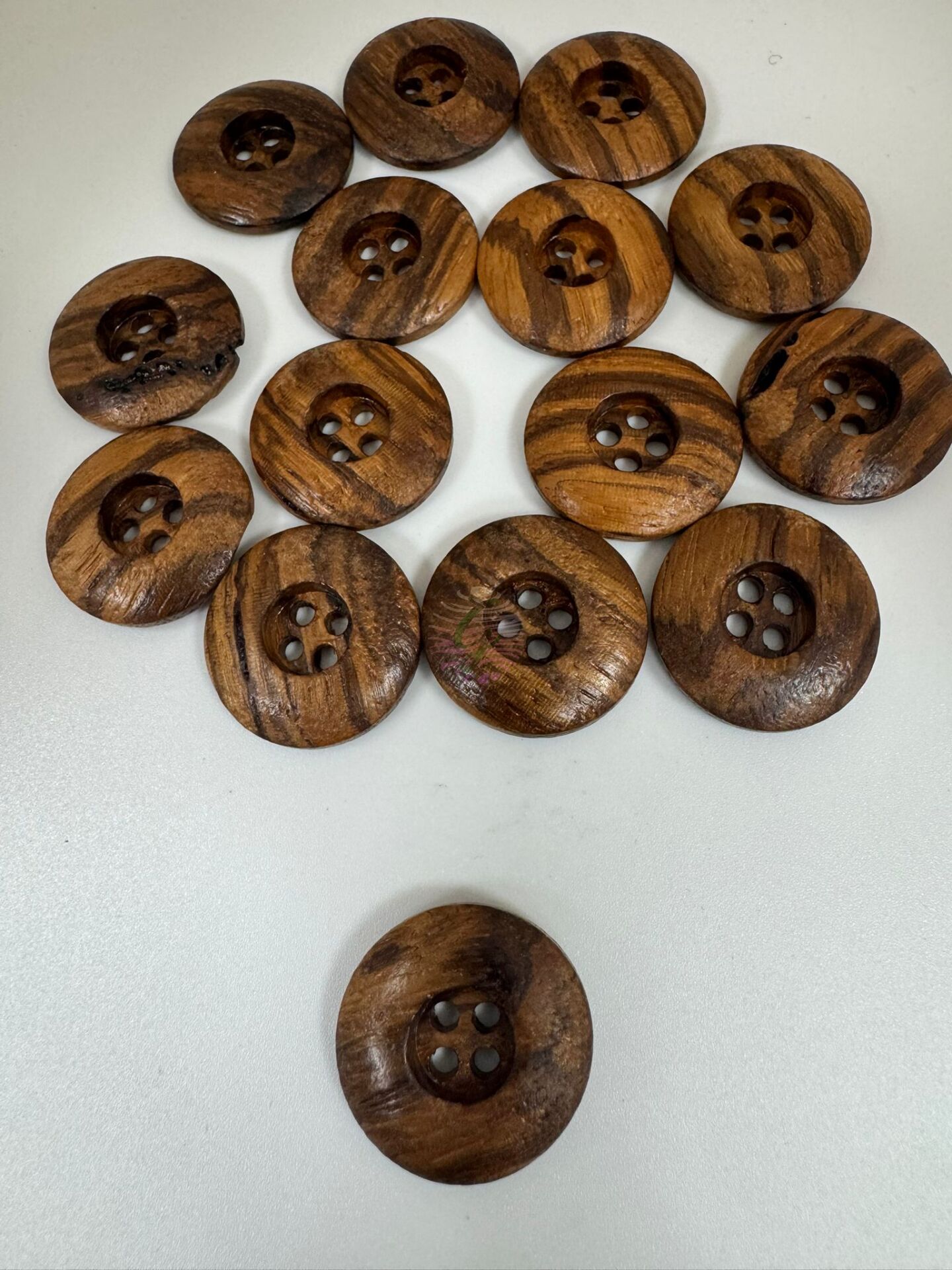 2 cm Ahşap Düğme 15 adet