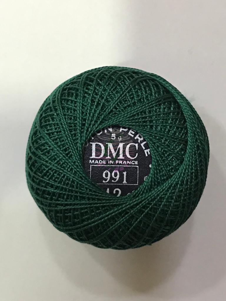 Dmc-Anchor 12 No Cotton Perle Yeşil Tonları 991
