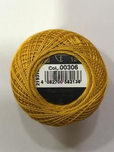 Dmc-Anchor 12 No Cotton Perle Sarı,Kahve,Siyah Tonları 306