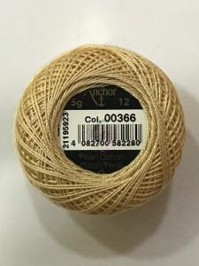 Dmc-Anchor 12 No Cotton Perle Sarı,Kahve,Siyah Tonları 366