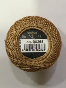 Dmc-Anchor 12 No Cotton Perle Sarı,Kahve,Siyah Tonları 368