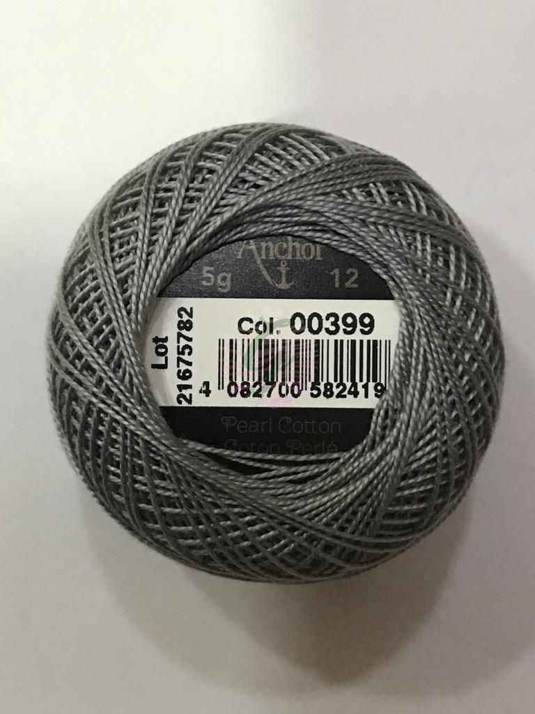 Dmc-Anchor 12 No Cotton Perle Sarı,Kahve,Siyah Tonları 399
