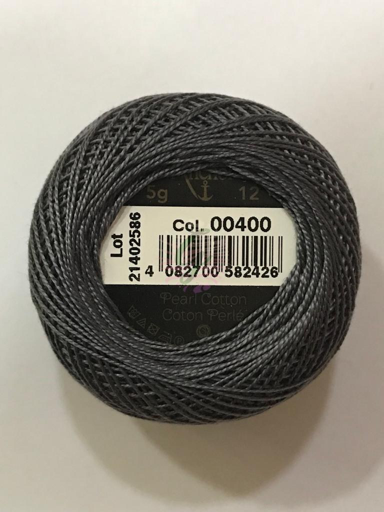 Dmc-Anchor 12 No Cotton Perle Sarı,Kahve,Siyah Tonları 400