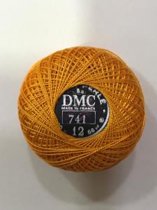 Dmc-Anchor 12 No Cotton Perle Sarı,Kahve,Siyah Tonları 741