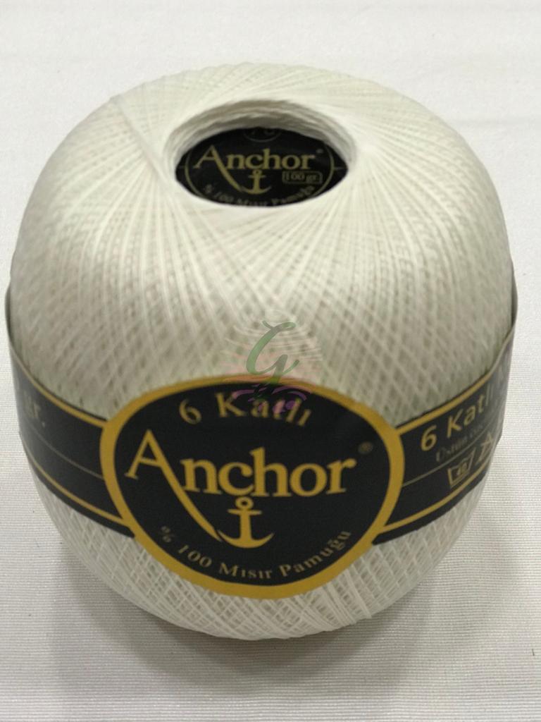 Anchor(Çapa) Dantel İpliği No:70 Kırık Beyaz(Çapa Rengi)
